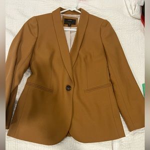 J Crew 2 Petite Parke blazer in wool flannel